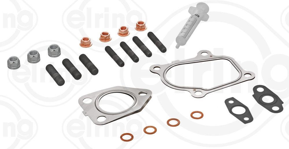 ELRING Turbocharger, montageset 110.420 ELRING 110.420 Montageset uitlaatsysteem Hyundai Accent 3 prijs
