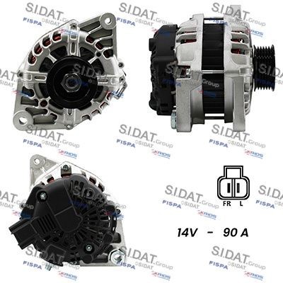 SIDAT Dynamo / Alternator A12HY0166 A12HY0166 Alternator HYUNDAI COUPE SIDAT