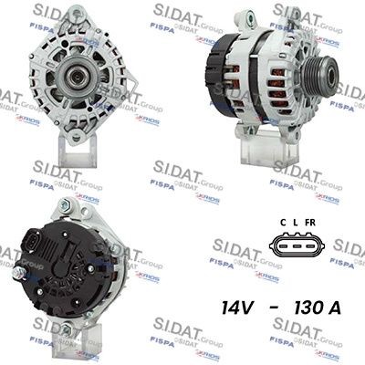 SIDAT Generator A12VA0686 A12VA0686 SIDAT dynamo KIA CARENS