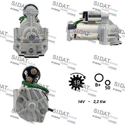 SIDAT Motorino avviamento S12VS0032 S12VS0032 costo Motorino avviamento SIDAT FORD TRANSIT