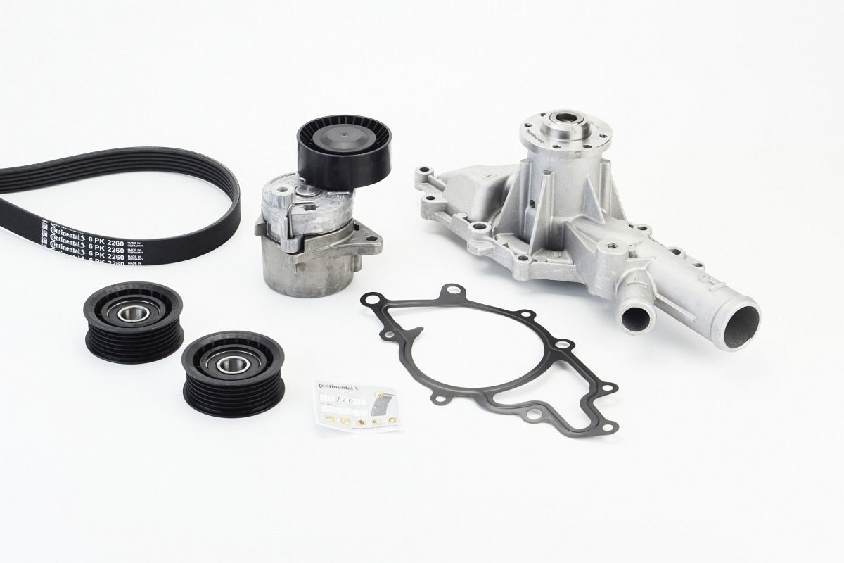 CONTITECH Vesipumppu + vetohihnasarja 6PK2260WP2 6PK2260WP2 CONTITECH Moniurahihnasarja MERCEDES-BENZ CLC
