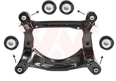 VAN WEZEL Subchassis / grupo de suporte 0318690 Subchassi VAN WEZEL CUPRA LEON 0318690