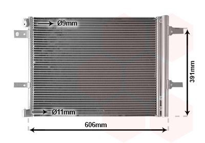 VAN WEZEL Condenseur, climatisation 09015704 Fiat 127 Condenseur de clim VAN WEZEL 09015704