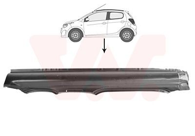 Panel VAN WEZEL 0910103 VAN WEZEL 0910103 Dørpanel TOYOTA AYGO 2016