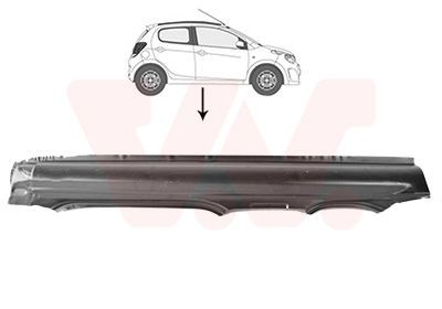 Fjæringsmontering VAN WEZEL 0910104 VAN WEZEL 0910104: Sideskjørt Toyota AYGO 2018