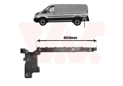 Stötfångarfäste VAN WEZEL 1991537 VAN WEZEL 1991537: Stötfångarfäste Ford TRANSIT 2001