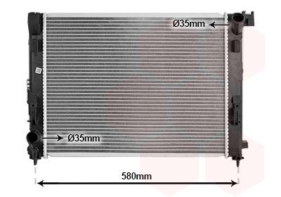 VAN WEZEL Radiateur du moteur 43012712 VAN WEZEL 43012712 Radiateur de refroidissement moteur RENAULT Captur II à un prix avantageux