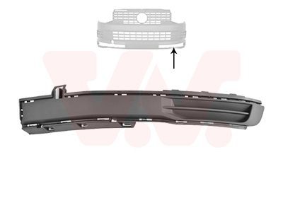 VAN WEZEL Ventilationsgaller, stötfångare 5791591 VAN WEZEL 5791591 Ventilationsgaller, stötfångare VW California T6 Minibuss (SGC, SGG, SHC) 2.0 TDI 110 hk 2019