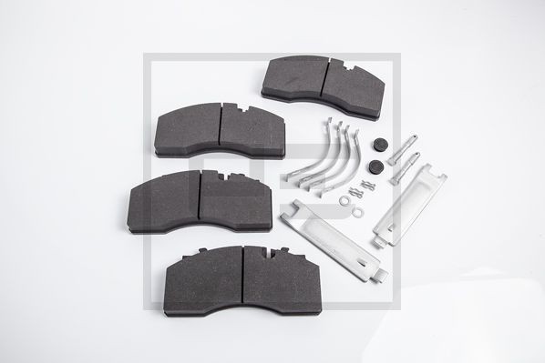 PETERS ENNEPETAL Bremsbeläge 086.363-00A Bremsklötze PETERS ENNEPETAL Volkswagen CADDY 086.363-00A