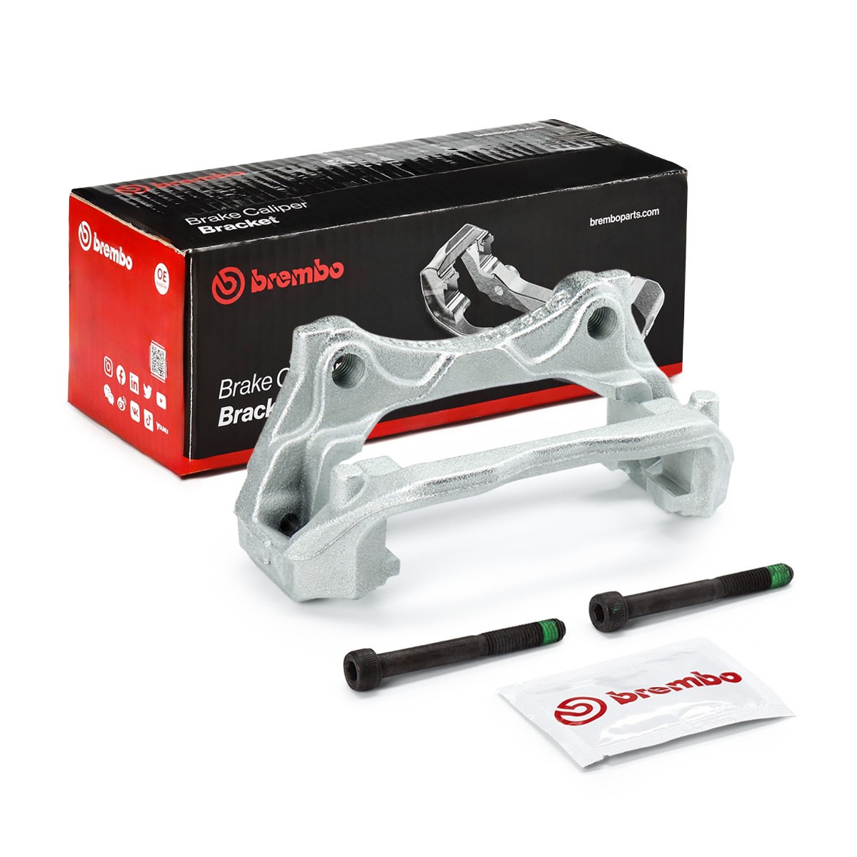 BREMBO Remklauwhouderset F BK 013 BREMBO F BK 013 Remklauw houder W124 Coupe (C124) originele prijs