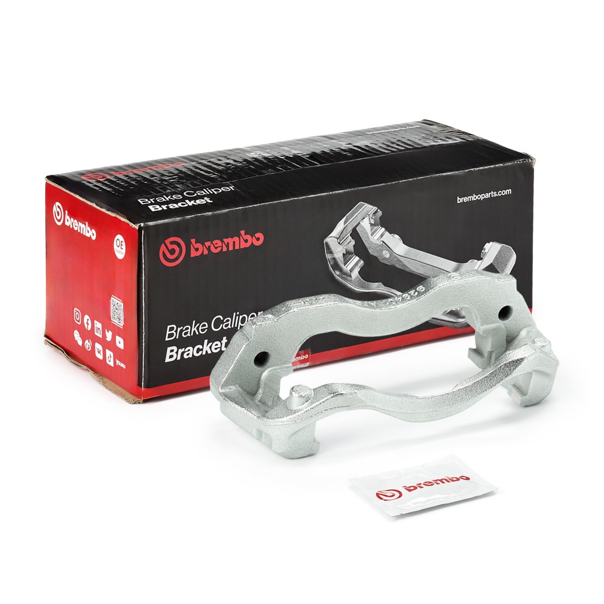 BREMBO Jogo de suportes de pinça de travão F BK 027 BREMBO Prime F BK 027 Jogo de suportes de pinça de travão