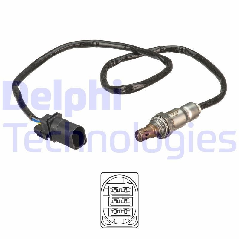 Lambdasonde DELPHI ES21204-12B1 DELPHI ES21204-12B1 Lambda sensor Volkswagen TRANSPORTER 2023