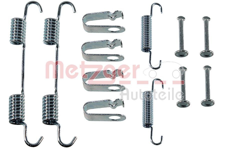 METZGER Kit d'accessoires, mâchoires de frein de stationnement 105-0078 Mazda 2 Kit d'accessoires mâchoires de frein METZGER 105-0078