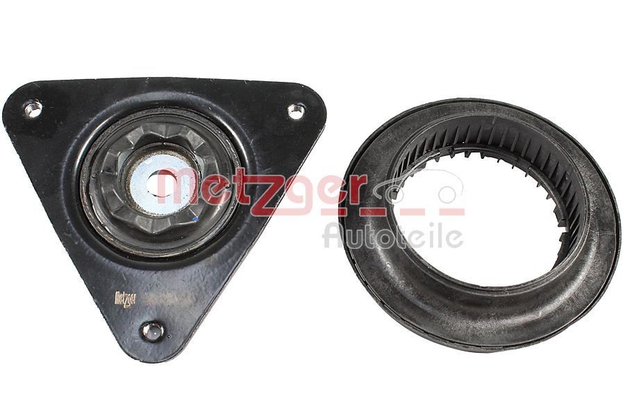 Reperationssæt, fjederben-støtteleje METZGER 6490342 METZGER 6490342 Fjederbensleje foran og bag Renault SCÉNIC 2017