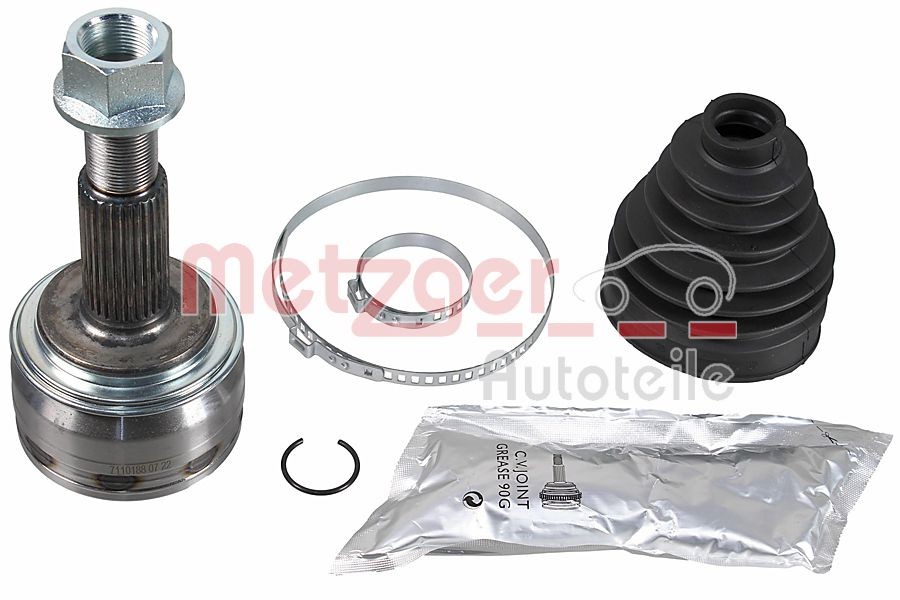 METZGER Sada kĺbov hnacieho hriadeľa 7110188 Homokinetický kĺb METZGER Volvo S70 7110188