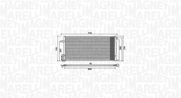 MAGNETI MARELLI Συμπυκνωτής, σύστ. κλιματισμού 350203882000 MAGNETI MARELLI 350203882000 Συμπυκνωτής Lancia Delta III γνήσια τιμες