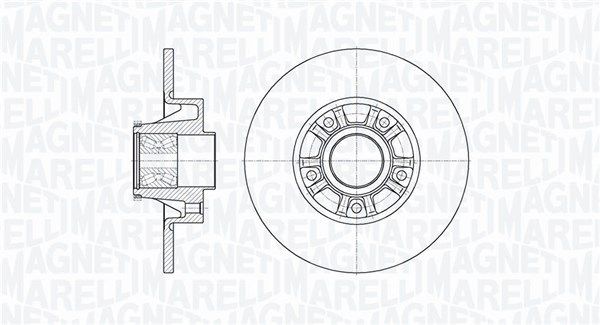 MAGNETI MARELLI Disco freno 361302040817 361302040817 Dischi freno NISSAN MAGNETI MARELLI costo