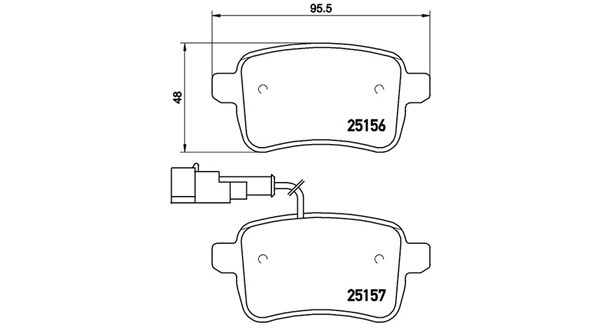 MAGNETI MARELLI Bremseklosser 363700523133 Klosser MAGNETI MARELLI Dodge GRAND CARAVAN 363700523133