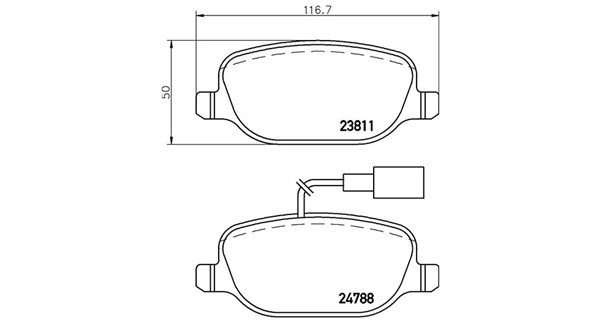 MAGNETI MARELLI Bromsbelägg 363700523152 363700523152 MAGNETI MARELLI bromsklossar Alfa Romeo 33