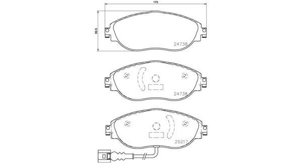 MAGNETI MARELLI Piduriklotsid 363700585131 363700585131 MAGNETI MARELLI Sport piduriklotsid Seat odav