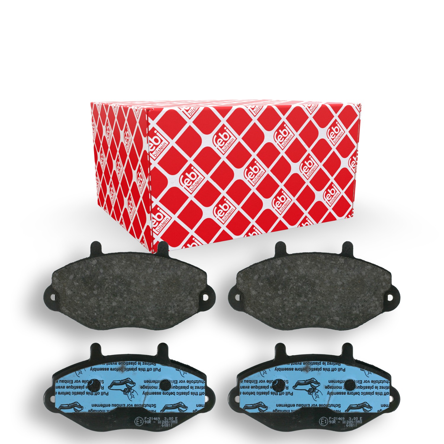 FEBI BILSTEIN Brzdové doštičky/platničky 16036 FEBI BILSTEIN 16036 Platničky FORD Transit Mk3 Minibus (VE64) lacné