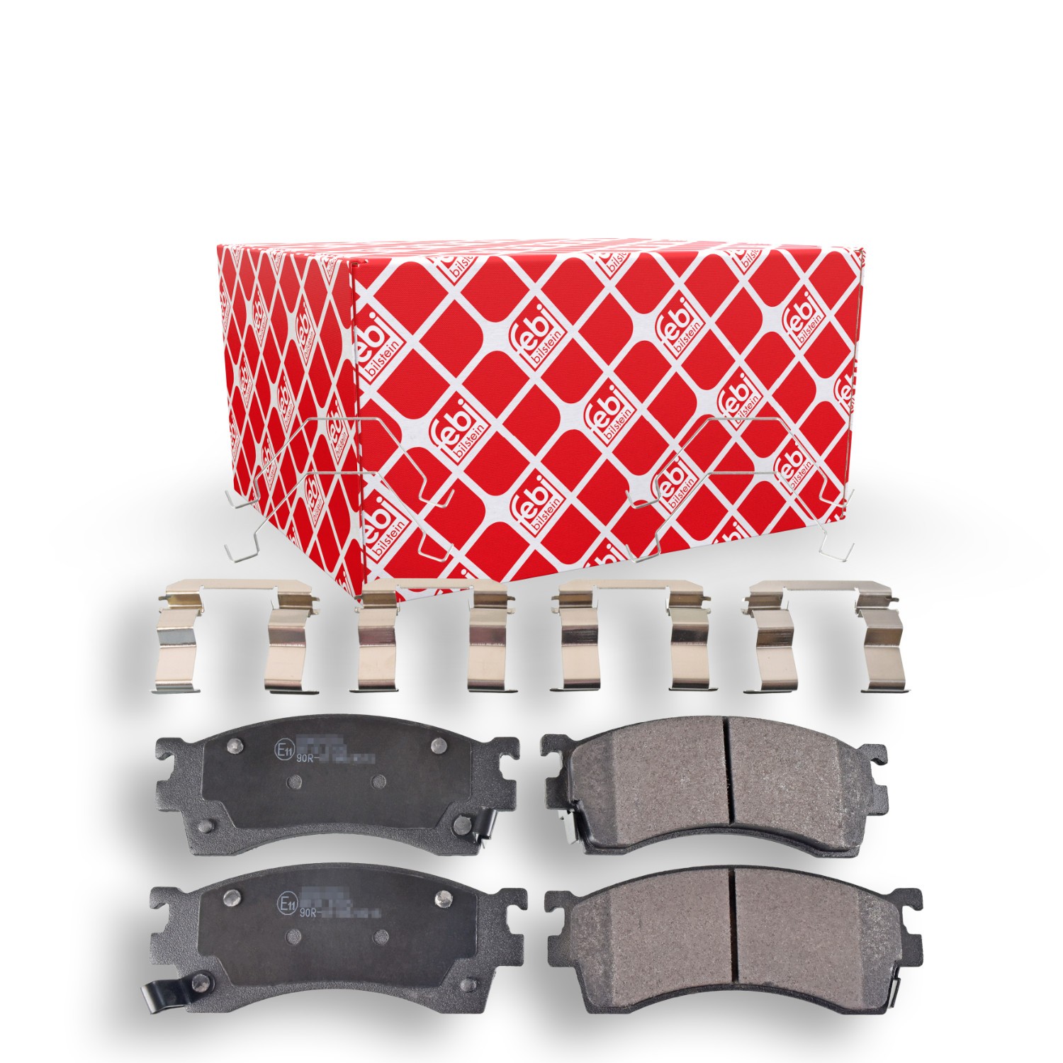 FEBI BILSTEIN Bremseklosser 16198 FEBI BILSTEIN 16198 Bremseklosser MAZDA MX-6 (GE) 2.5 i 24V (GE20L) 163 hk 1996