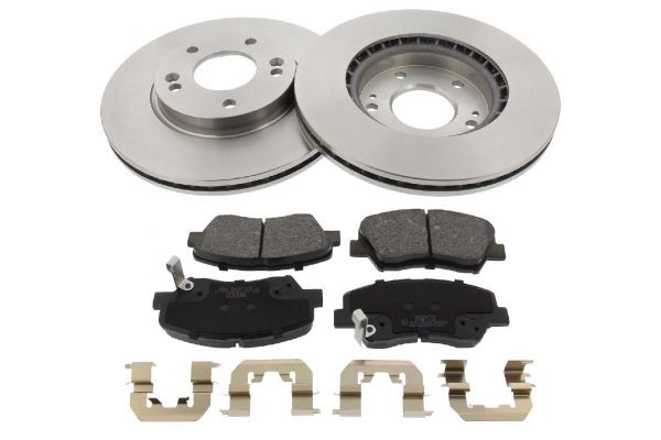 Kit de travões MAPCO 47256 MAPCO 47256 Kit de pastilhas de travão e disco HYUNDAI i30 2014