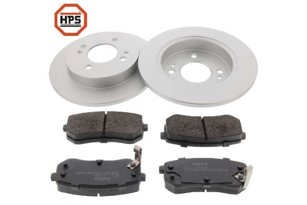 MAPCO Kit dischi e pastiglie 47513HPS MAPCO 47513HPS Dischi e pastiglie Kia Rio DC originali prezzo