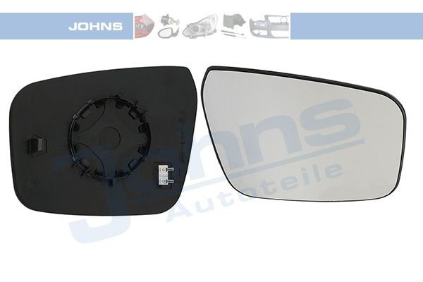 JOHNS Spoguļstikls, Ārējais atpakaļskata spogulis 27 75 37-86 Atpakaļskata spogulis Nissan R51 27 75 37-86 JOHNS
