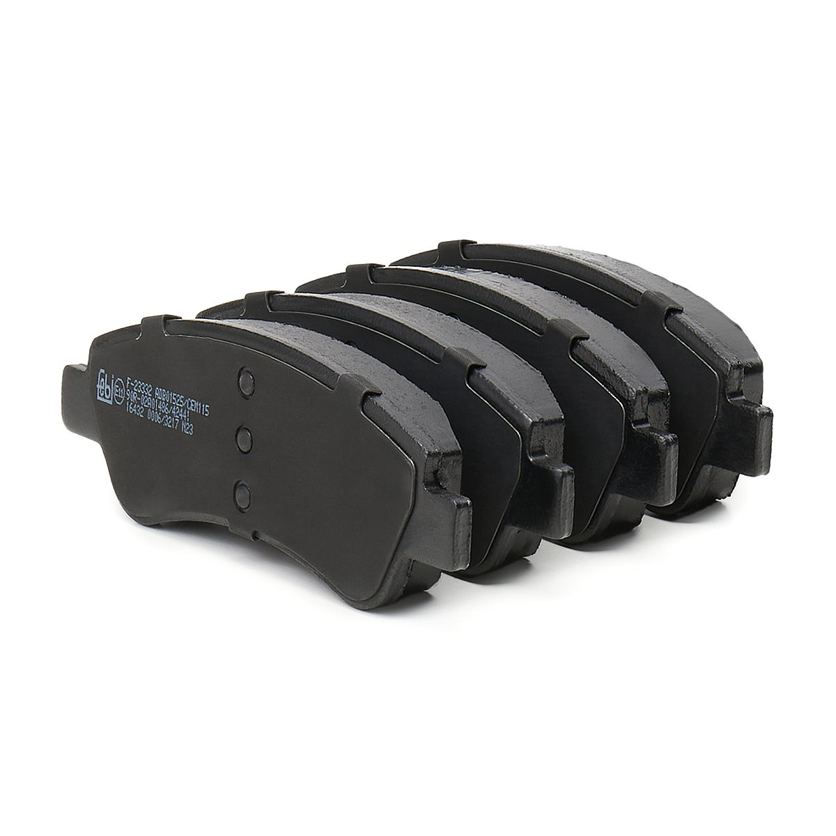 Plaquettes de frein FEBI BILSTEIN 16432 FEBI BILSTEIN 16432: Freins, plaquettes de freins Peugeot 206 2005