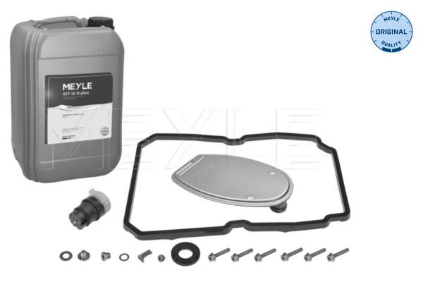 Sett til oljeskift, automatisk girkasse MEYLE 014 135 1201/XK MEYLE 014 135 1201/XK: Automatfilter Mercedes SPRINTER 2004