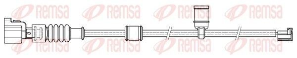 REMSA Slitekontakt bremsekloss 001182 Bremsebeleggslitasje REMSA RX 001182 billige