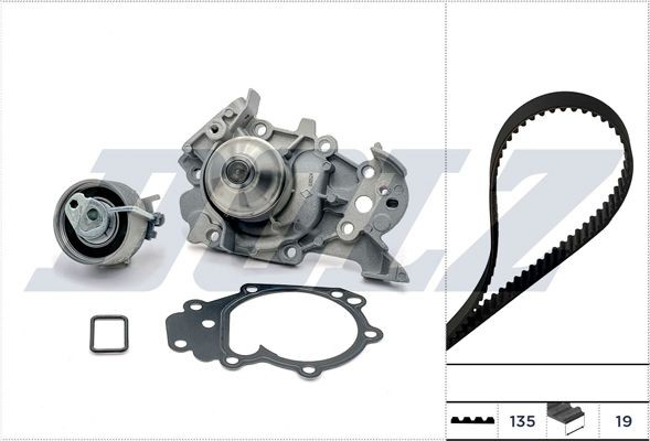Bomba de água + kit de correia dentada DOLZ KD230 DOLZ KD230 Bomba de água + kit de distribuição SSANGYONG REXTON 2025