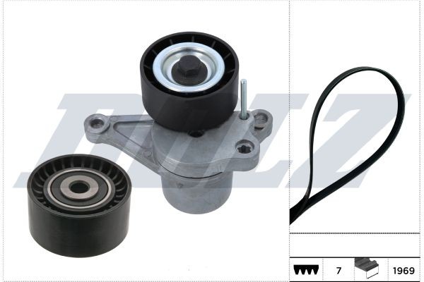 DOLZ Jogo de correias trapezoidais estriadas SKD206A DOLZ SKD206A Correia estriada Renault Laguna 3 preço
