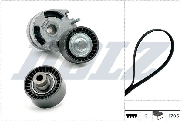 DOLZ Zahnriemensatz SKD212A Zahnriemenwechsel DOLZ Citroën NEMO SKD212A