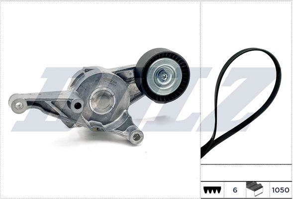 DOLZ Poly V-riem set SKD220A Peugeot 307 Poly v riem set DOLZ SKD220A