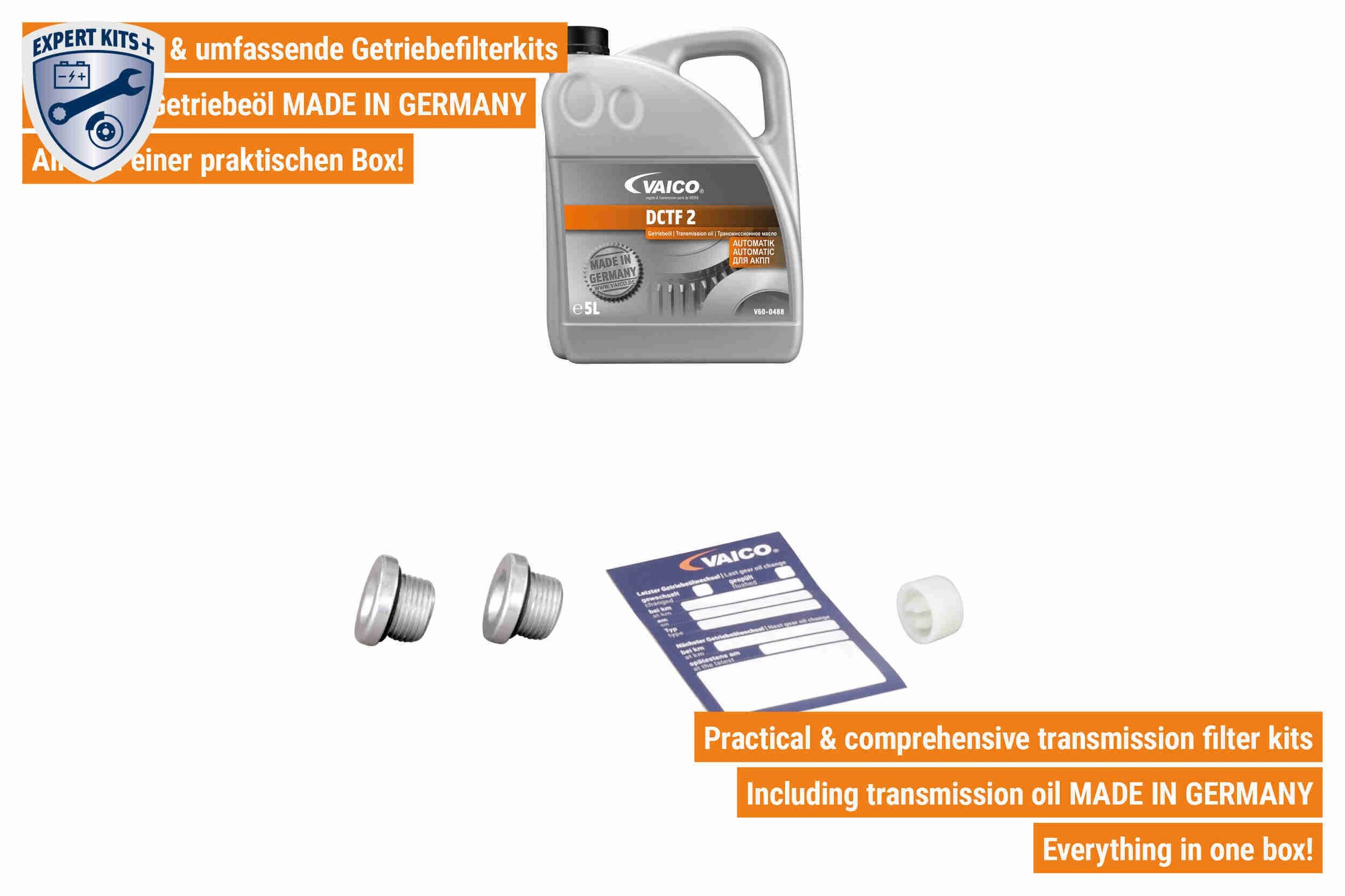 VAICO Sæt til olieskift automatgearkasse V20-4300 VAICO V20-4300 F34 GT Gearkasse filter pris
