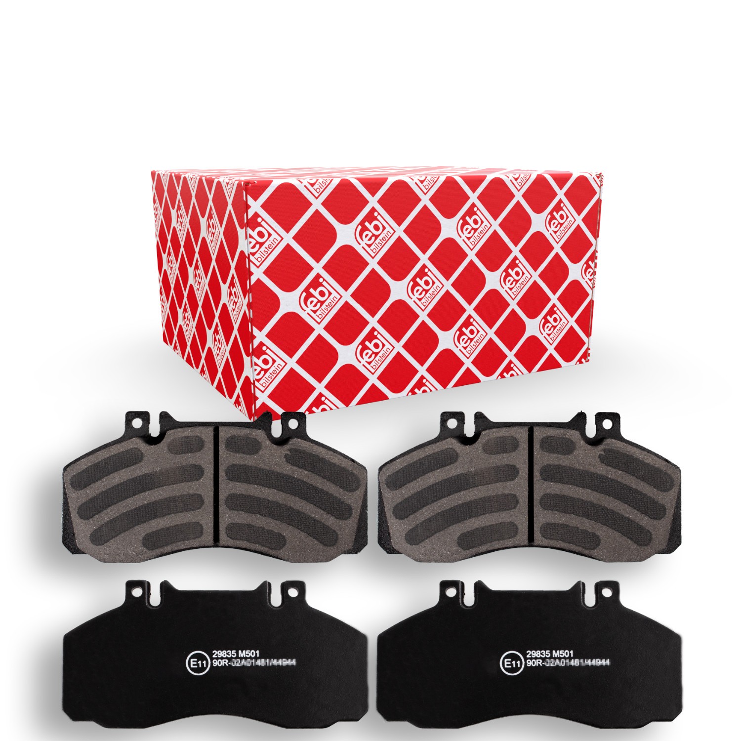 FEBI BILSTEIN Bremseklosser 16566 FEBI BILSTEIN 16566 Bremseklosser MERCEDES-BENZ T2/LN1 Flatvogn lastebil/Chassis 510 (667.001, 667.002) 95 hk 1994