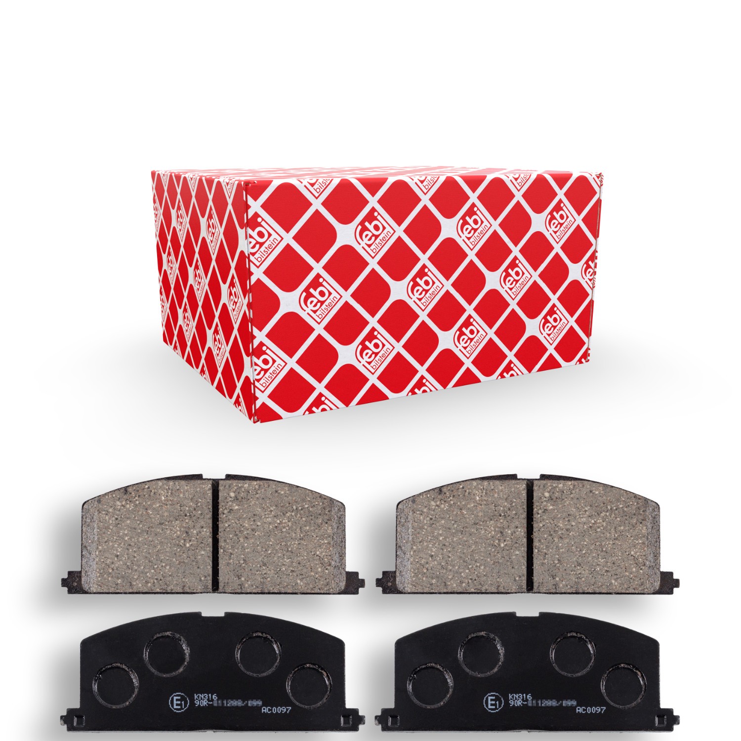 FEBI BILSTEIN Brake pad set 16581 FEBI BILSTEIN 16581 genuine TOYOTA Paseo (EL44) racing brake pads price
