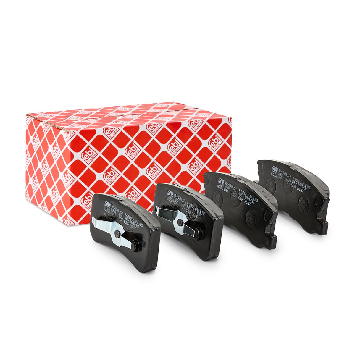 FEBI BILSTEIN Brake pad set 16583 MITSUBISHI GALANT FEBI BILSTEIN racing brake pads 16583