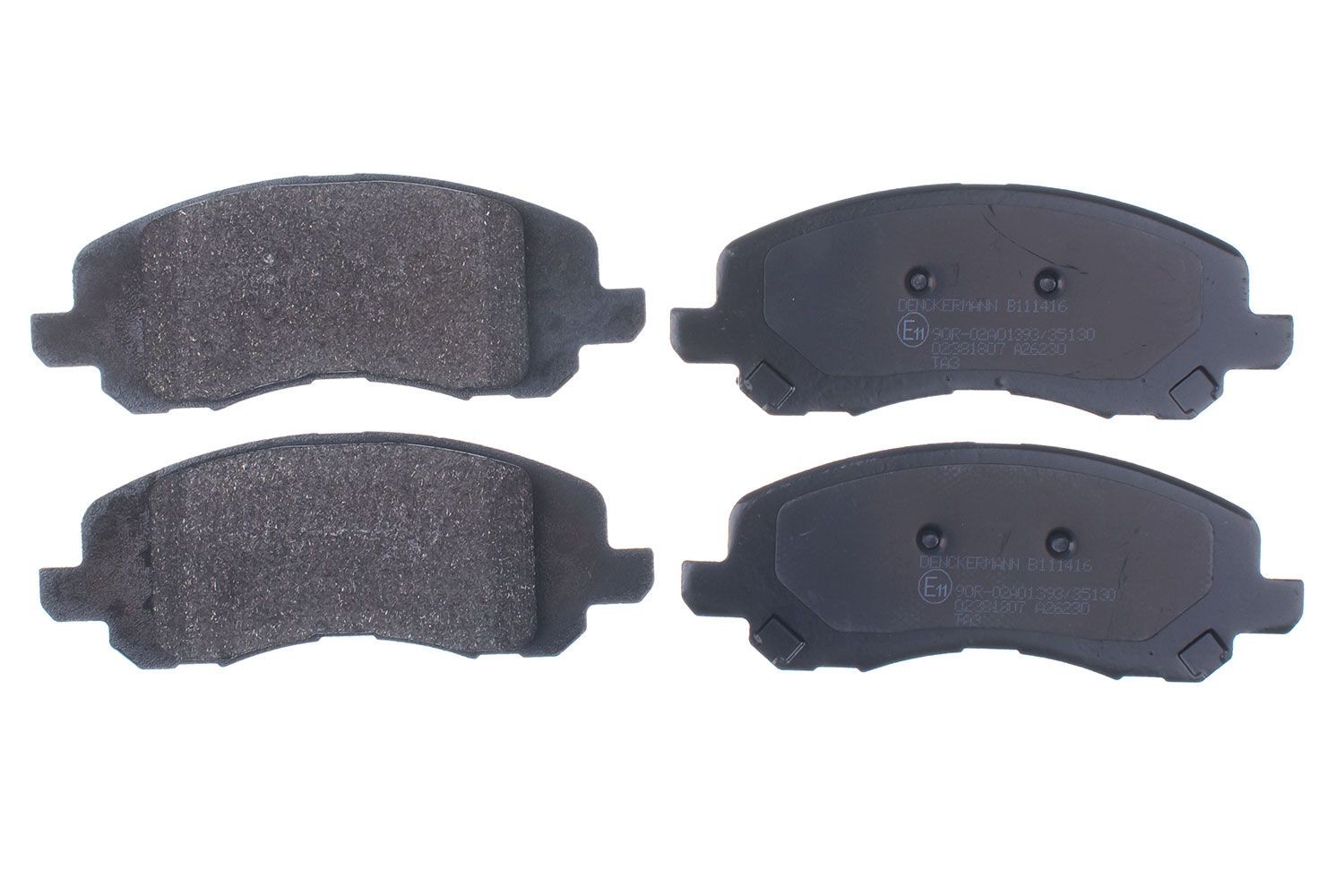 DENCKERMANN Plaquettes de frein B111416 Mitsubishi SPACE WAGON Plaquettes de frein DENCKERMANN B111416
