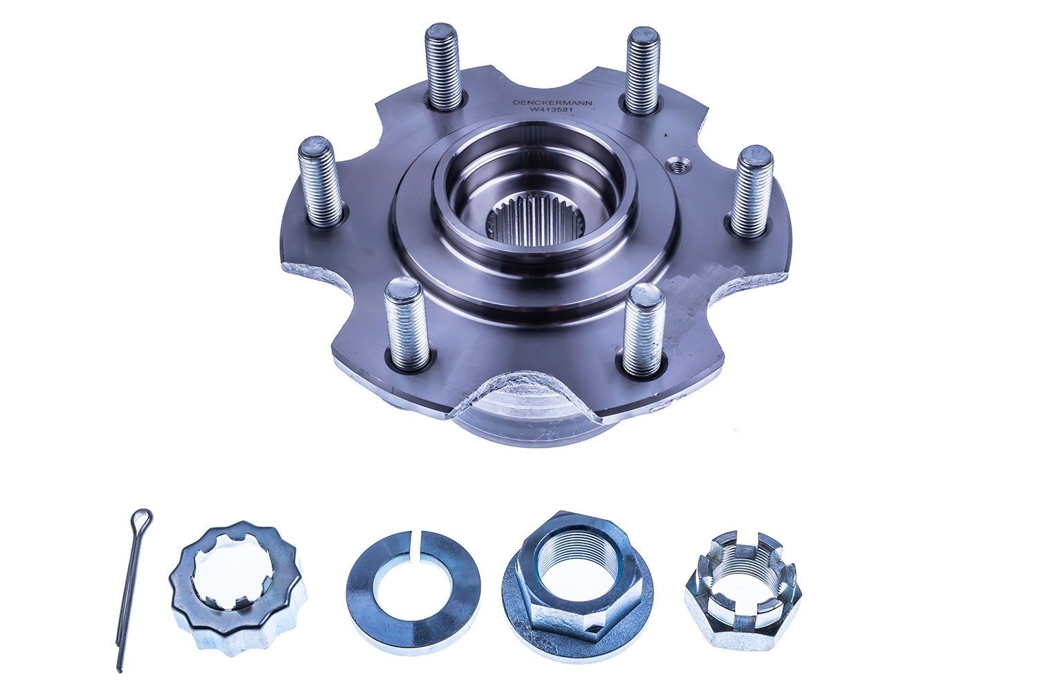 DENCKERMANN Wiellagerset W413581 DENCKERMANN W413581 Wielnaven Mitsubishi Pajero Sport SUV prijs