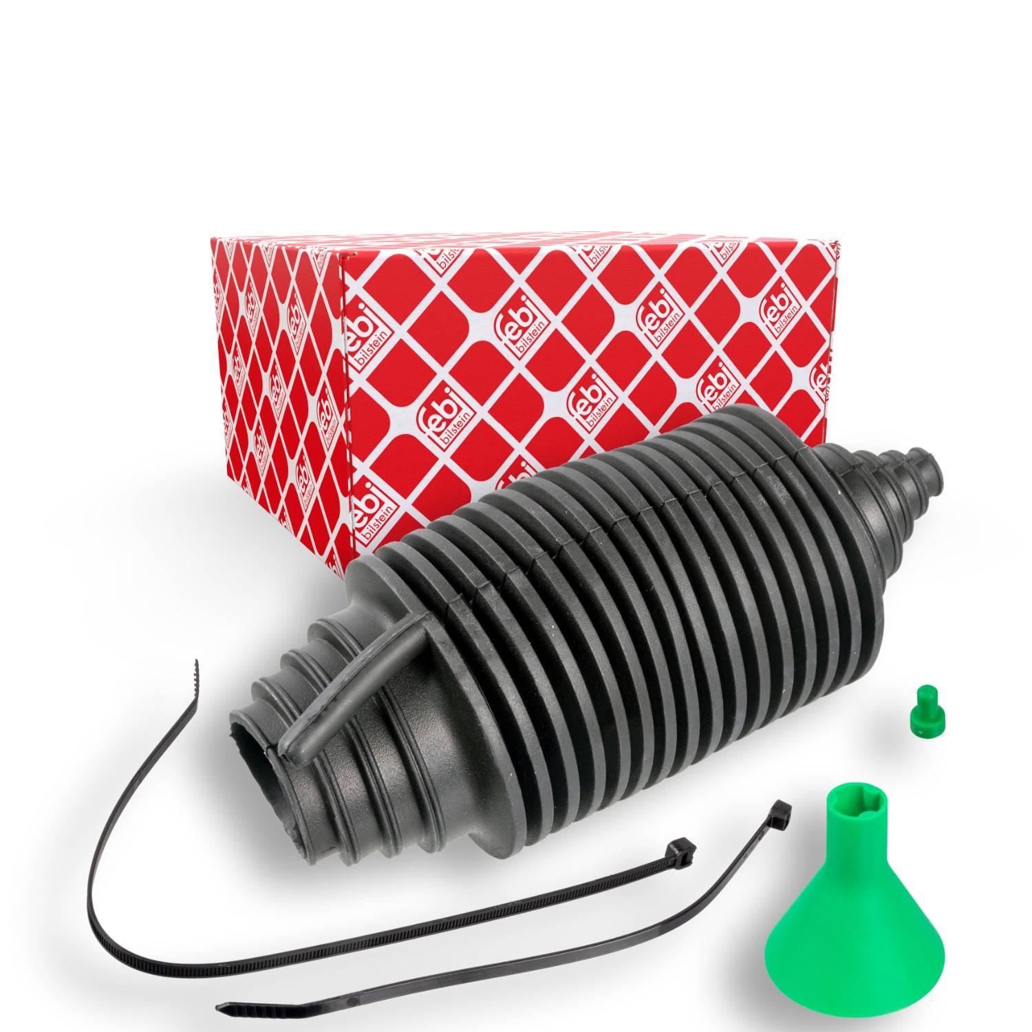 Jogo de foles, direcção FEBI BILSTEIN 17080 FEBI BILSTEIN 17080 Rótula da barra de direção VW POLO 1999