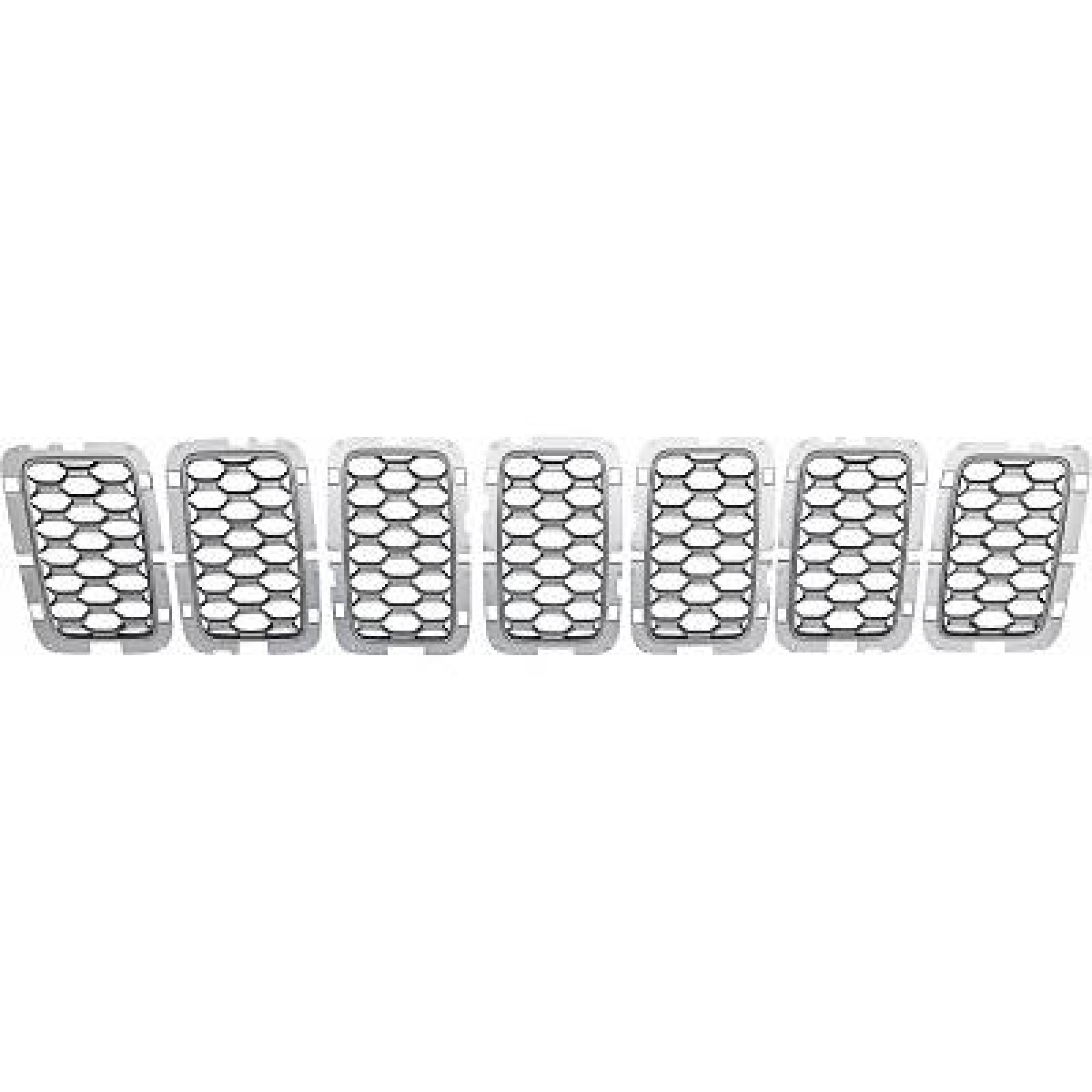 DIEDERICHS Μάσκα ψυγείου 2613340 DIEDERICHS 2613340 Μάσκα ψυγείου JEEP Grand Cherokee IV (WK, WK2) 6.4 SRT8 4x4 477 PS 2022