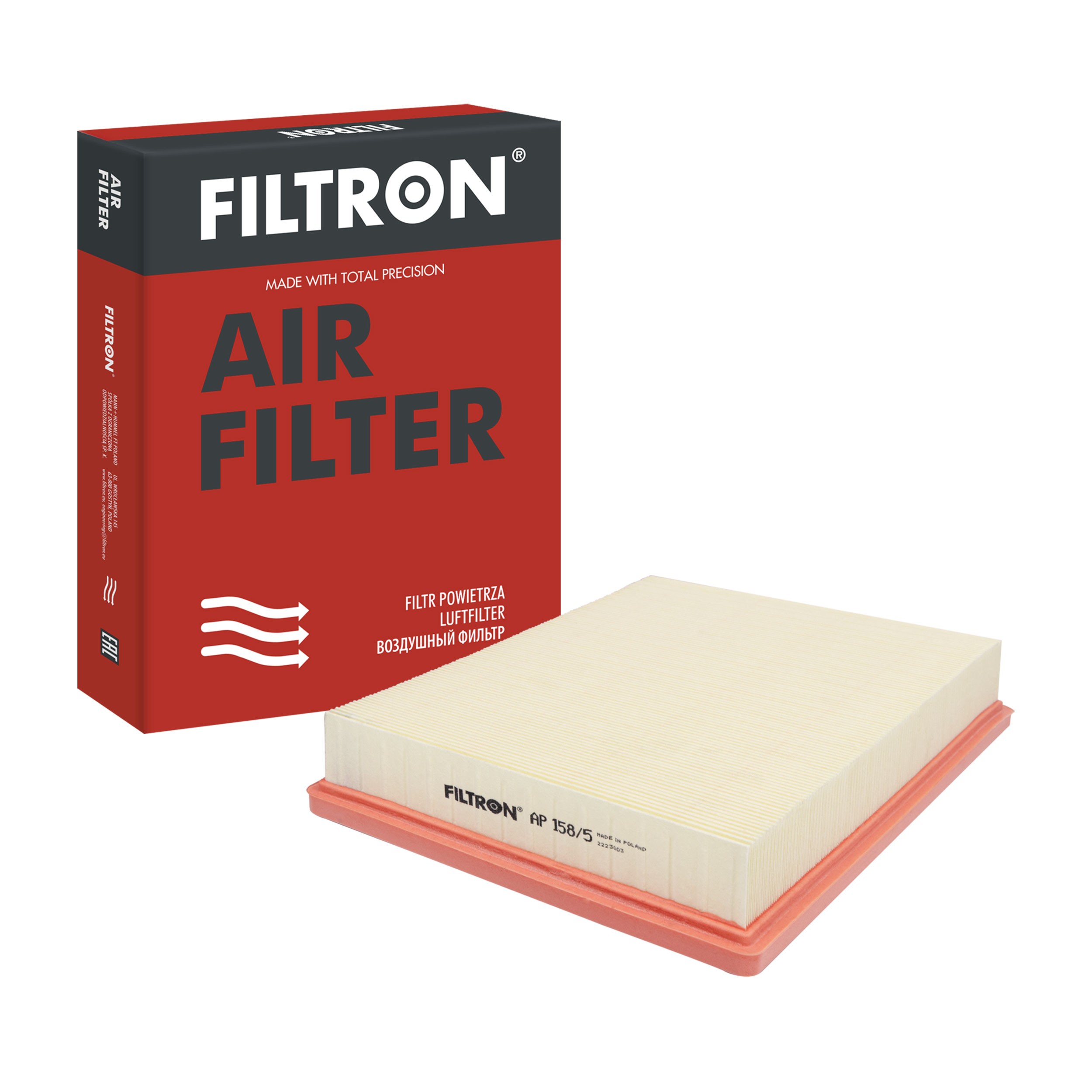 FILTRON Filtro aria AP 158/5 AP 158/5 costo Filtro aria MERCEDES-BENZ Serie 123 FILTRON