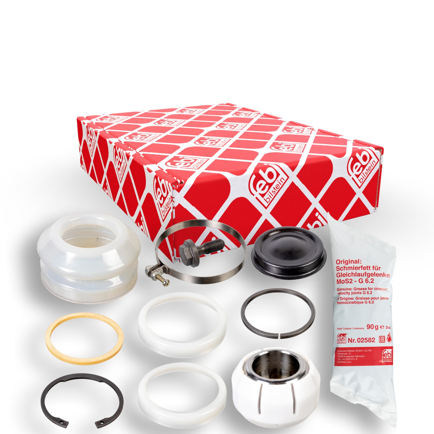 FEBI BILSTEIN Kit de réparation, jambe de guidage 17418 FEBI BILSTEIN 17418 Kit réparation rotule de suspension Volvo v40 prix