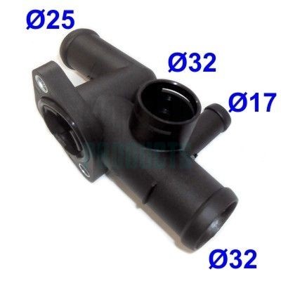 HOFFER Kylmedelsfläns 93242 93242 HOFFER Kylmedelsfläns Opel