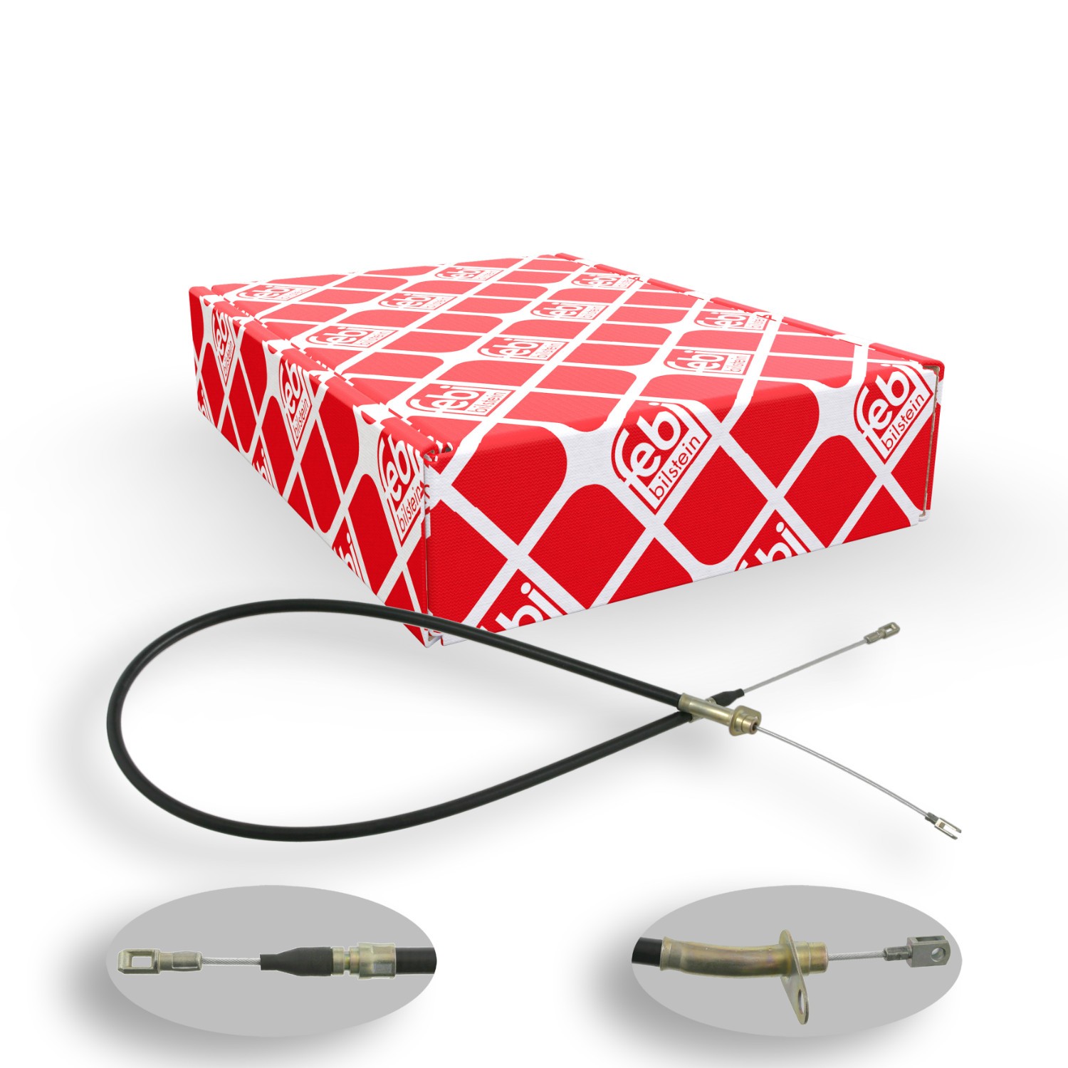 FEBI BILSTEIN Cabo de aço, travão de estacionamento 18115 Cabo do travão de mão FEBI BILSTEIN CLK 18115 baratos