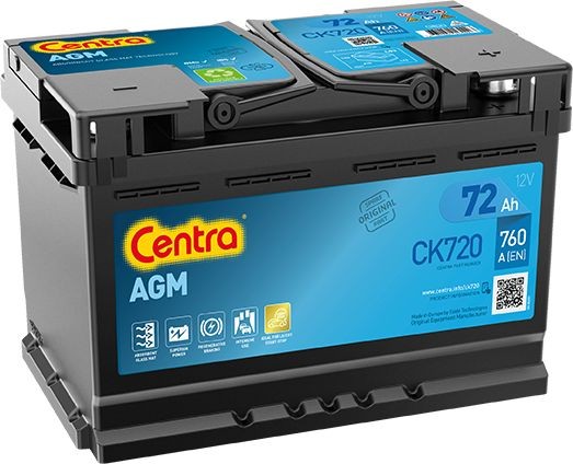 CENTRA Accu CK720 CENTRA CK720 Autobatterij Porsche MACAN originele
