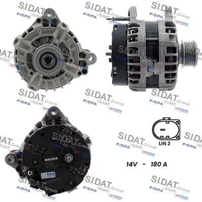 FISPA Lichtmaschine A12BH0187 A12BH0187 Lichtmaschine FISPA VW LT